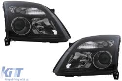 KITT Lightning Első Lámpa Opel Vectra C / Signum Facelift (09.2005-2008) fekete (HLOPVECB)