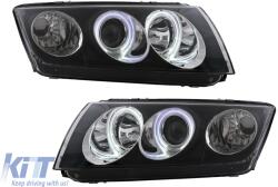 KITT Lightning Angel Eyes Első Lámpa Skoda Fabia I (12.1999-2008) fekete (HLSKFAB)