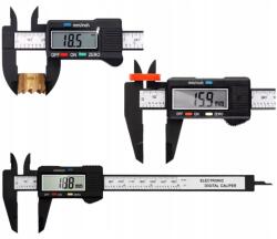  Elektronikus Tolómérő Digitális LCD Kijelző Mérés Mérőpohár 150mm Akkumulátor (41592)