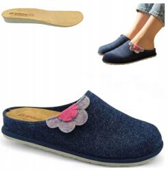 Inblu Otthoni papucs Meleg 37 Strandpapucs Női Filc Kényelmes Inblu Sötétkék (Inblu IN-CS-43-041 Granatowe)