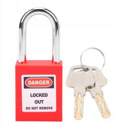  Loto Lockout Munkavédelmi Lakat 38MM Piros (1811210016712)