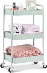 BOTC Mobil Konyhai Polc Fürdőszobai Gurulós Asztal Fém Babakocsi 3 (8721049711444 BOTC)