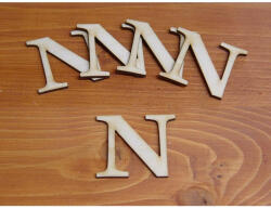  Natúr fa - Betű Carmen 5db/csomag - csinaldmagadshop - 1 290 Ft