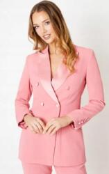 Boohoo Rózsaszín Gombos Blézer H18 B18__M