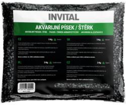 INVITAL Nisip de acvariu negru 2-4 mm 3 kg (IN3191)