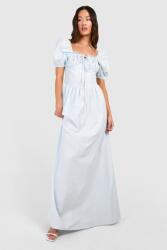 Boohoo Kék Maxi Ruha Rövid Ujjú AC6 B18__M