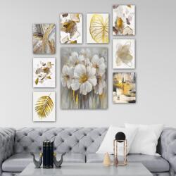Adana Tablou MDF (9 bucăți) Lulu, Multicolor, 40x30 cm (364LUL1447)
