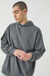 Boohooman Szürke Csíkos Kapucnis Pulóver BY6 B18__S