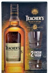 Teacher's Тийчърс с 2 чаши