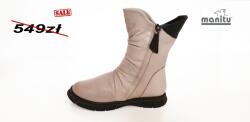 Manitu Női bakancs Manitu 990323 bőr bézs 39-es méret (990323-09)