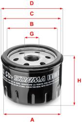 SOFIMA Filtru ulei SOFIMA S 5100 R (S 5100 R) - automobilus