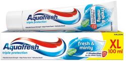 Gsk Aquafresh Triple Protection Fresh & Menty fogkrém, 100 ml, 24 órás védelem, az egész családnak, Gsk (164092)