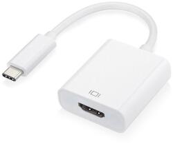 Love Mobile Type-C - HDMI 4K átalakító USB 3.1 fehér 0.25 m (LM00145)