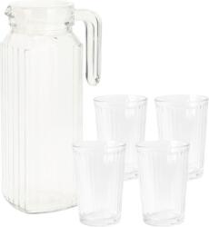 Koopman Kancsó és üvegkészlet, Koopman, üveg, 1, 1 l, átlátszó (KO-YE9000500)