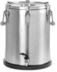  Acél termosz csappal élelmiszer szállítására 25L - Hendi 710234