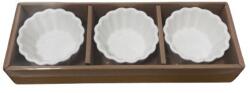Koopman Koopman-Excellent Houseware kínálótál készlet, 3 darab, kerámia, 8, 5x4 cm, fehér (KO-798000020RM)