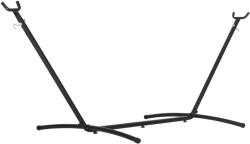 Outsunny függőágytartó, 280x120x110cm, Állítható, Maximális teherbírás 150 kg, Fém, Fekete