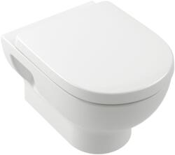 Villeroy & Boch O. Novo vas wc cu capac soft-close agăţat fără margine cu spălare turbionară alb lucios 5C39CLR1 (5C39CLR1)