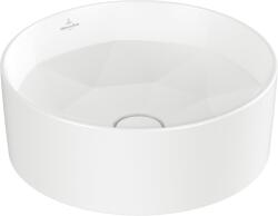 Villeroy & Boch Octagon mosdótál 42x42 cm kerek mosdótálak fehér matt 5A5640RW (5A5640RW)