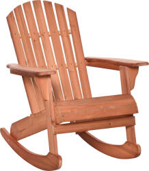 Outsunny Teraszhinta, Outsunny, Fa, Adirondack stílusú, 77 x 94 x 97 cm, Barna