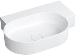 Omnires Ovo M+ mosdótál 64x44 cm ovális mosdótálak-pulttal együtt fehér matt OVO645UWPBM (OVO645UWPBM)