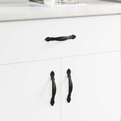 vidaXL Fogantyú 968 pcs Fekete Cink Ötvözet (864718)