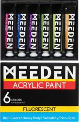 Meeden 34.1284 Комплект акрилни бои Fluorescent Shades 6 x 22 ml (34.1284)