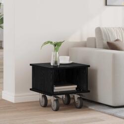 vidaXL TV állvány Fekete tölgy 37 x 35 x 35 cm Faanyag (891049)