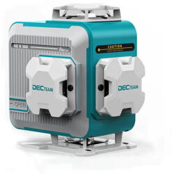 DECTEAM M04CG - 16 vonalas, 4D (4x360°) zöld lézer szintező (m04cg)