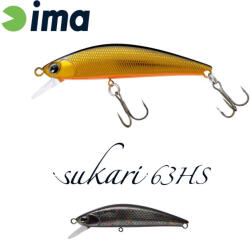 Ima Sukari 63HS 6, 3cm 8gr 012 Titanium Black Wobbler (SU63H-012)