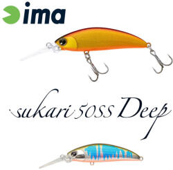 Ima Sukari 50SS Deep 5cm 5gr 116 Oikawa Orange Berry Wobbler (SU50D-116)