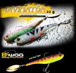 Biwaa Divinator Junior 14cm 22gr 16 Red Tiger Spinnertail 1db (B000546)