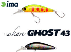 Ima Sukari Ghost 43SU 4, 3cm 2, 4gr 009 Titanium Black Wobbler (SUG43-009)