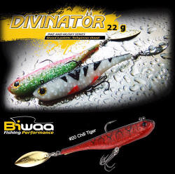 Biwaa Divinator Junior 14cm 22gr 20 Chili Tiger Spinnertail 1db (B000729)