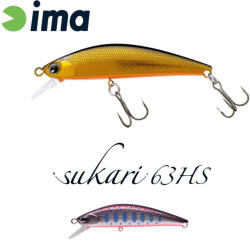 Ima Sukari 63HS 6, 3cm 8gr 008 Amago Wobbler (SU63H-008)