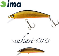 Ima Sukari 63HS 6, 3cm 8gr 002 Gold Black Wobbler (SU63H-002)