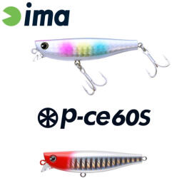 Ima P-CE 60S 6cm 10gr 001 Red Head Wobbler (PC60-001)