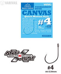 VARIVAS Super Trout Area Tournament Canvas #4 Quick Motion Style Szakáll Nélküli Horog 15db (V099341)