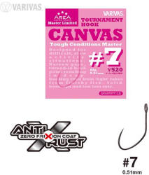 VARIVAS Super Trout Area Tournament Canvas #7 Tough Condition Master Szakáll Nélküli Horog 15db (V099365)