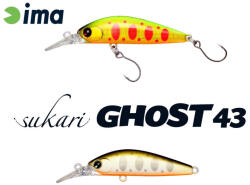 Ima Sukari Ghost 43SU 4, 3cm 2, 4gr 008 Pearl Trout Wobbler (SUG43-008)