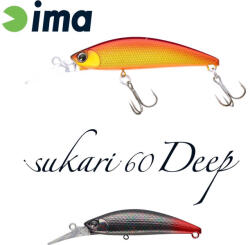 Ima Sukari 60 Deep 6cm 8gr 014 Titanium Black 2 Wobbler (SU60D-014)