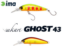 Ima Sukari Ghost 43SU 4, 3cm 2, 4gr 001 Red Gold Wobbler (SUG43-001)