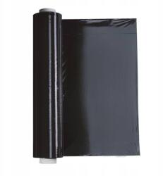 Q-connect Stretch Fólia Fekete 1, 5KG Vékony Perselyen Sok Fólia Erős (KF15640)