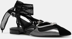 Pinko bőr balerina cipő Gianira 30 - fekete Női 38