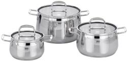 Elo Mystery 3 db-os edénykészlet, rozsdamentes acél ELO 91003 indukciós edénykészlet