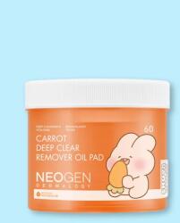 Neogen Hidrofil tisztító korongok Dermalogy Carrot Deep Clear Remover Oil Pad Shuya - 150 ml / 60 db