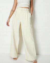 Warehouse Krémszínű Egyenes Szárú Széles Szárú Farmer Nadrág Magas Warehouse 44