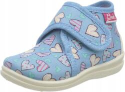 Beck Kék Tépőzáras Szívecskés Gyerek Papucs 19 J6D