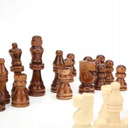  55 mm-es fa sakkfigurák játékhoz és elemzéshez