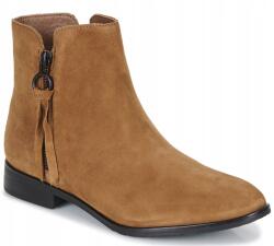 Esprit Camel Velúr Bokacsizma Dekoratív Cipzárral És Lapos Sarokkal 39 J6C (072EK1W310)